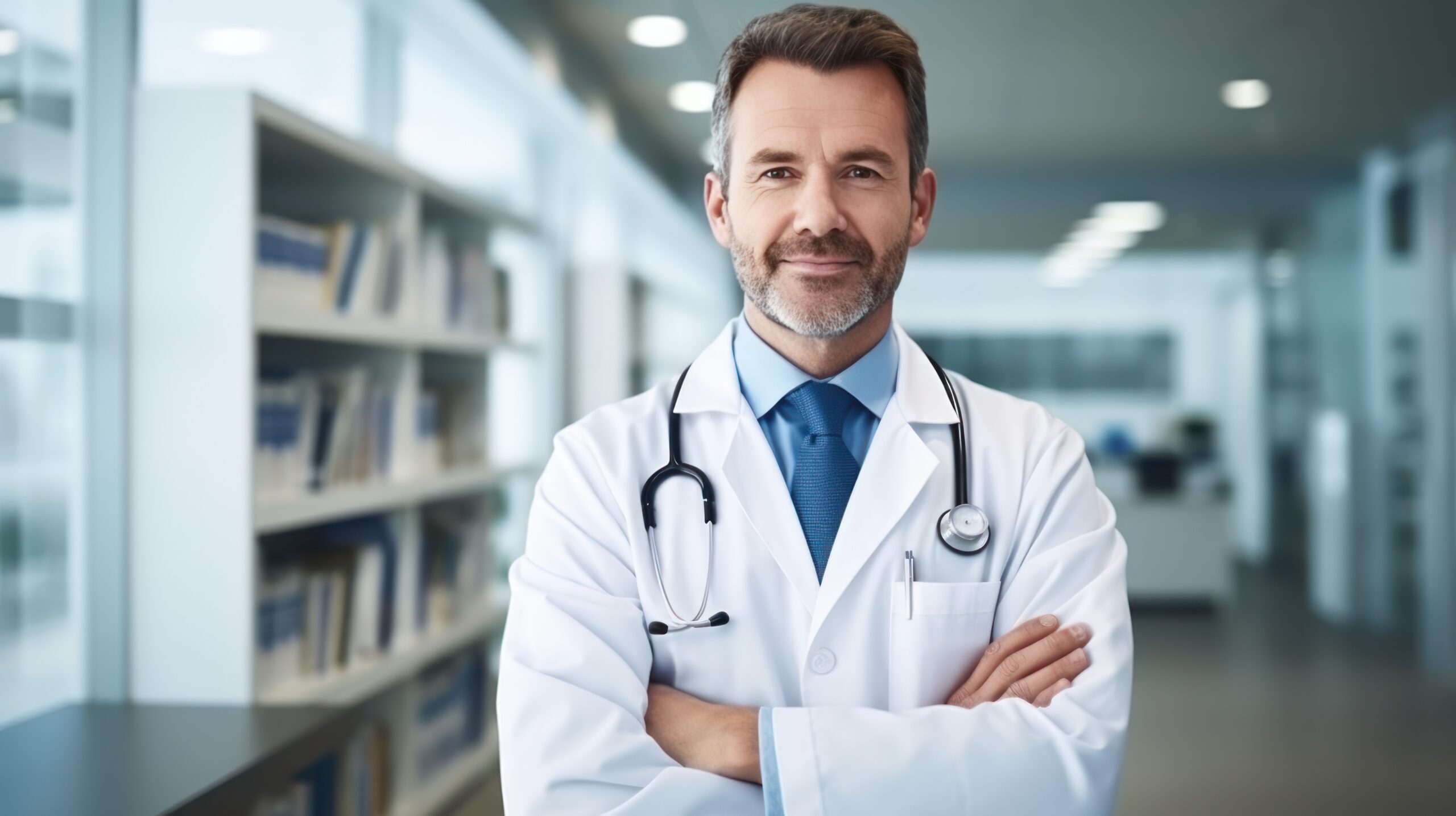 approving male doctor