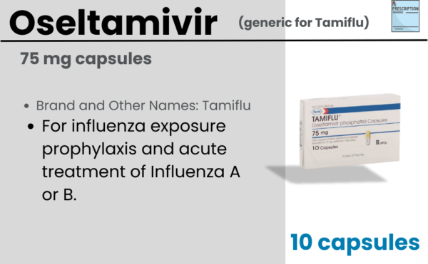 Oseltamivir 75mg (Tamiflu) ADD-ON
