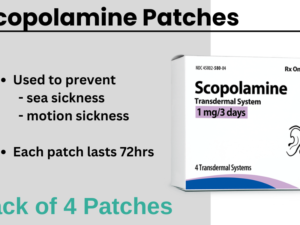 Scopolamine 1mg Patches (pack of 4) ADD-ON